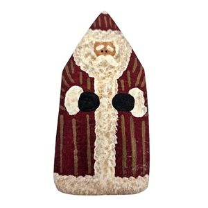 Santa Pin Brooch Antique Style Father Christmas